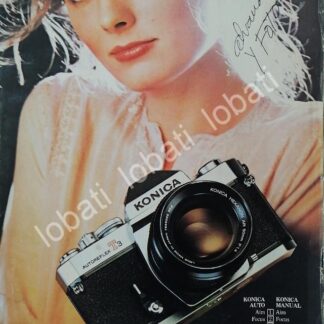 CARTEL ANTIGUO ORIGINAL DE CAMARAS FOTOGRAFICAS KONICA T3 1970s /439