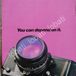 CARTEL ANTIGUO ORIGINAL DE CAMARAS FOTOGRAFICAS NIKON F3 1970s /435