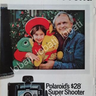 CARTEL ANTIGUO ORIGINAL DE CAMARAS FOTOGRAFICAS POLAROID SUPER SHOOTER 1979 /432