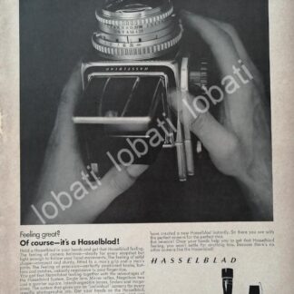 CARTEL ANTIGUO ORIGINAL DE CAMARAS HASSELBLAD 1969 /426
