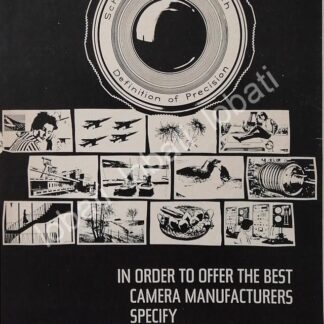 CARTEL ANTIGUO ORIGINAL DE CAMARAS SCHNEIDER KREUZNACH 1969 /425