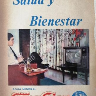 CARTEL ANTIGUO ORIGINAL DE AGUA MINERAL TOPO CHICO 1967 /241