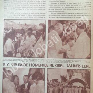 CARTEL ANTIGUO ORIGINAL DE BONIFACIO SALINAS 50 AÑOS DE CARRERA/ MILITARIA