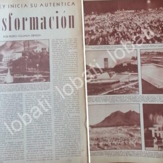 CARTEL ANTIGUO ORIGINAL DE EL RENACIMIENTO DE MONTERREY 1965