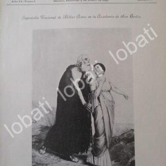 PORTADA ANTIGUA ORIGINAL  ORIGINAL 1899, PINTOR. FEDERICO RODRIGUEZ