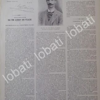 CARTEL ANTIGUO ORIGINAL DE LIC. JOSE MARIA GAMBOA 1899 Y MAS NOTAS