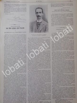 CARTEL ANTIGUO ORIGINAL DE LIC. JOSE MARIA GAMBOA 1899 Y MAS NOTAS