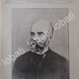 PORTADA ANTIGUA ORIGINAL  ORIGINAL. MUERE MATIAS ROMERO 1899