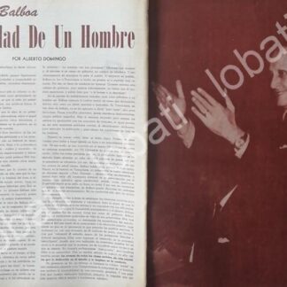 CARTEL ANTIGUO ORIGINAL DE 3ER INFORME DE PRAXEDIS BALBOA 1966