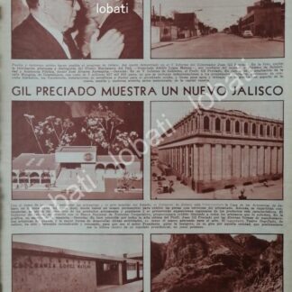 CARTEL ANTIGUO ORIGINAL DE OBRAS DE JUAN GIL PRECIADO EN JALISCO 1964 /PLT