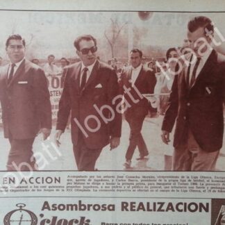 CARTEL ANTIGUO ORIGINAL DE JOSE CAMACHO MORALES /GALVAN DUQUE Y PRESIDENTE 66