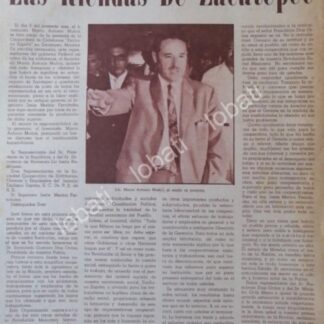 CARTEL ANTIGUO ORIGINAL DE MARCO ANTONIO MUÑOZ, ZACATEPEC MOR.