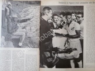 CARTEL ANTIGUO ORIGINAL DE EL FUTBOLISTA PELE, SU VIDA 1950s