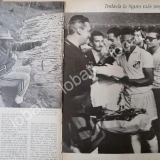 CARTEL ANTIGUO ORIGINAL DE EL FUTBOLISTA PELE, SU VIDA 1950s