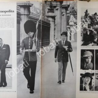 CARTEL ANTIGUO ORIGINAL DE MARIO MORENO CANTINFLAS EN LONDRES 60s