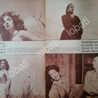 CARTEL ANTIGUO ORIGINAL DE MARIA FELIX Y SU CARRERA 1957