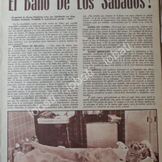 CARTEL ANTIGUO ORIGINAL DE MARILYN MONROE BAÑANDOSE 1957