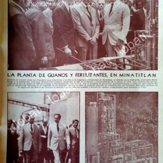 CARTEL ANTIGUO ORIGINAL DE . FERTILIZANTES DE MINATILAN 1970