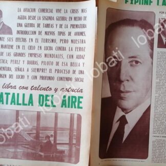 CARTEL ANTIGUO ORIGINAL DE . JORGE PEREZ BOURAS 1970