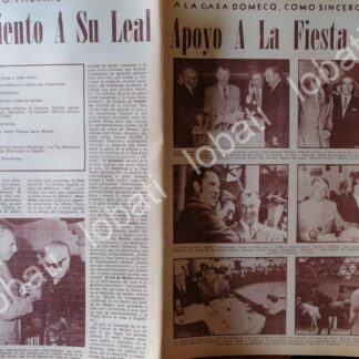 CARTEL ANTIGUO ORIGINAL DE . HOMENAJE A PEDRO DOMECQ 1972