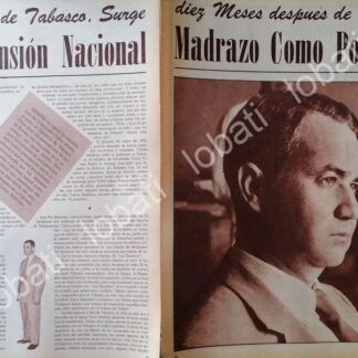 CARTEL ANTIGUO ORIGINAL DE . CARLOS MADRAZO 1959 /PLT