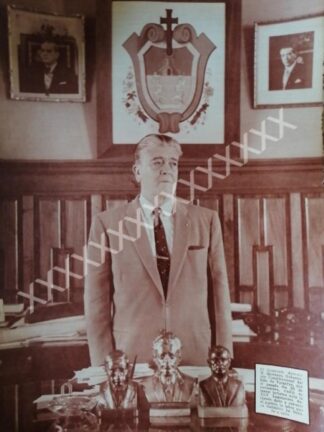 CARTEL ANTIGUO ORIGINAL DE . ANTONIO MODESTO QUIRASCO 1959