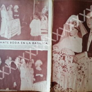 CARTEL ANTIGUO ORIGINAL DE . BODA. OROZCO ALVERDE 1959 ASM