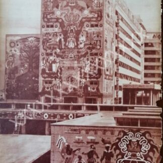 CARTEL ANTIGUO ORIGINAL DE BIBLIOTECA DE LA UNAM 1959