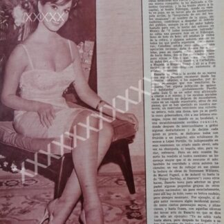 CARTEL ANTIGUO ORIGINAL DE ROSA MARIA VAZQUEZ 1964