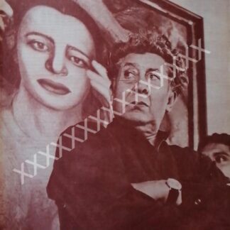 CARTEL ANTIGUO ORIGINAL DE DAVID ALFARO SIQUEIROS LIBRE 1964