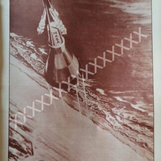 CARTEL ANTIGUO ORIGINAL DE NOTA DE PRENSA. PROYECTO MERCURIO DE LA NASA 1959