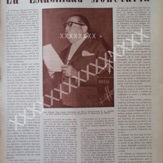 CARTEL ANTIGUO ORIGINAL DE . ALFONSO DIAZ GARZA 1958 /EMPRESARIOS