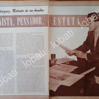 CARTEL ANTIGUO ORIGINAL DE ANTONIO RODRIGUEZ DIAZ FONSECA 1960s / ESCRITORES