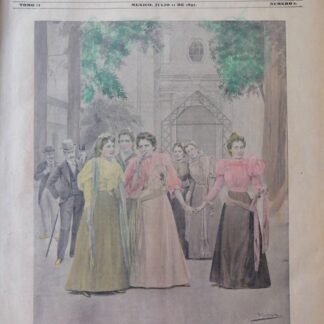 PORTADA ANTIGUA ORIGINAL  1897, DE JOSE MARIA VILLASANA /44