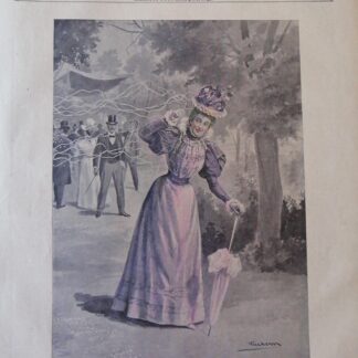 PORTADA ANTIGUA ORIGINAL  1897 KERMESS EN SANTA MARIA L.R.