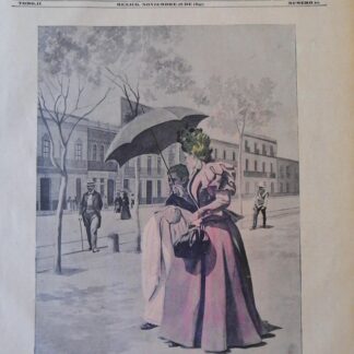 PORTADA ANTIGUA ORIGINAL  1897. JOSE Ma. VILLASANA, LA AMAMEDA /51