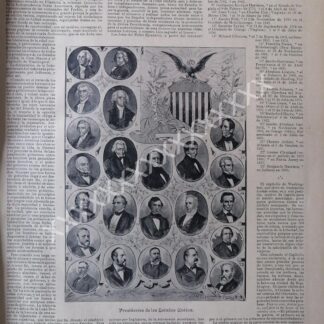CARTEL ANTIGUO 120 ANIVERSARIO INDEPENDENCIA U.S.A 1896