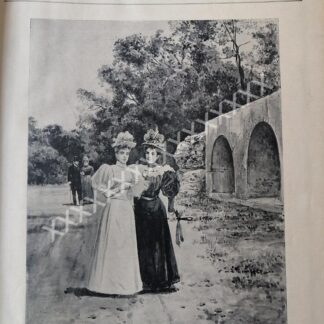 PORTADA ANTIGUA ORIGINAL 1896 DE LEANDRO IZAGUIRRE, PASEANDO