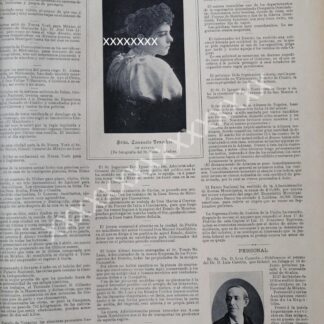 CARTEL ANTIGUO. CONSUELO FENOCHIO 1896 Y MAS