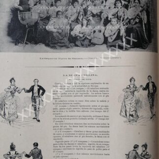 CARTEL ANTIGUO. LA ORQUESTA TIPICA DE OAXACA 1896