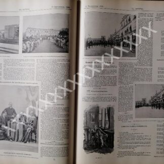 NOTA DE PRENSA ANTIGUA 1896. FIESTAS PATRIAS EN OAXACA
