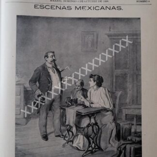 PORTADA ANTIGUA 1896 DE JOSE Ma. VILLASANA, A MAQUINA