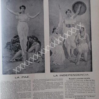 NOTA DE PRENSA ANTIGUA 1896. PINTOR. LEANDRO IZAGUIRRE