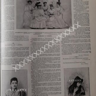 NOTA PRENSA ANTIGUA TERESA URREA 1896