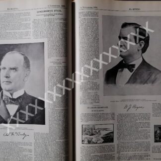NOTA DE PRENSA ANTIGUA ELECCIONES EN U.S.A 1896