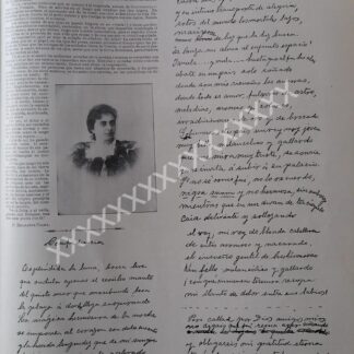 NOTA DE PRENSA ANTIGUA JULIA D. FEBLES CANTON 1896