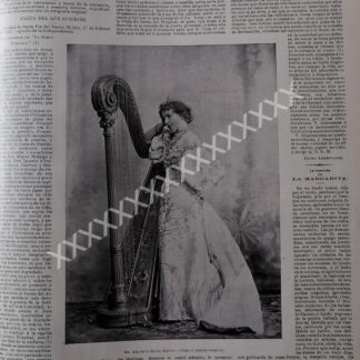 NOTA ANTIGUA. ARGELIA BENTON DE REYNA BARRIOS. 1896