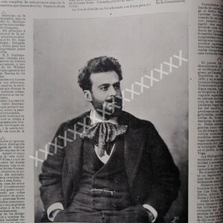 NOTA DE PRENSA 1896 ESCULTOR. JESUS CONTRERAS CHAVEZ