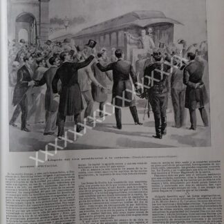 NOTA DE PRENSA 1896 PORFIRIO DIAZ Y FIESTAS DE PUEBLA