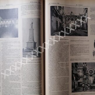 NOTA DE PRENSA 1896 FIESTAS PRESIDENCIALES EN JALISCO